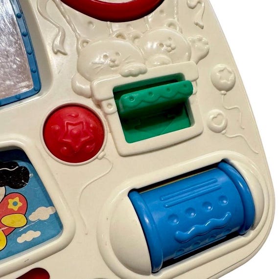 busy box fisher price Vintage 1993 Fisher Price Busy Box Pretend Play and Toddler Toy