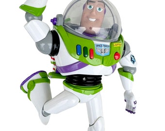 Pre Loved, 12 Inch, Disney’s Toy Story Movie, Buzz Lightyear Interactive Talking Action Figure