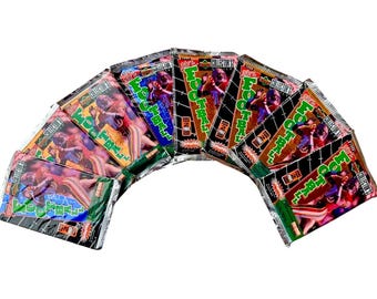 Eight Vintage 1996 NFL Upper Deck Football Cards - Unopened Collector's Choice Bonus Pack