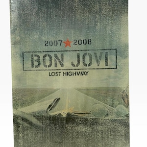 Bon Jovi Tour Book - Etsy