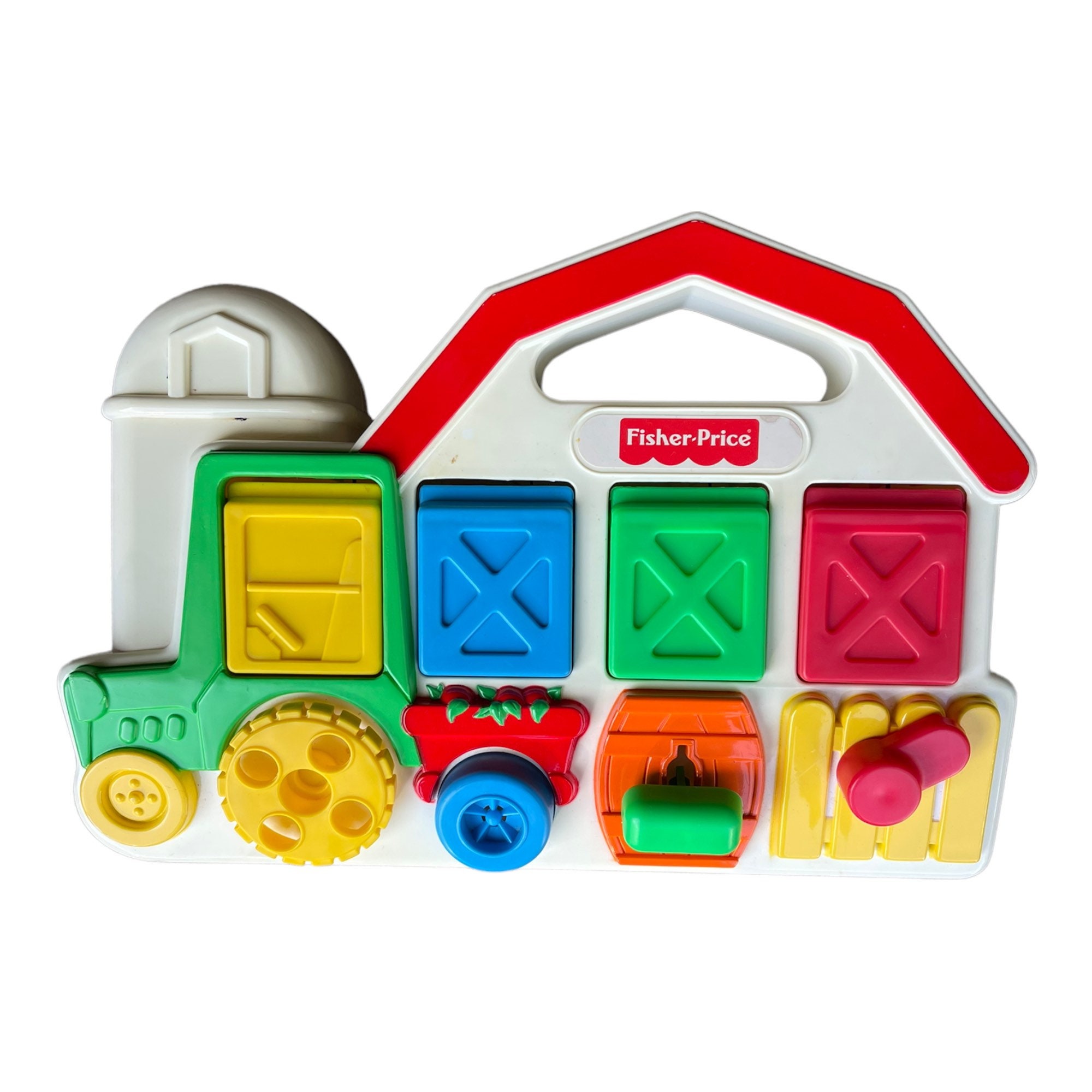 Vintage 1993 Colorful Bright and Vibrant Fisher Price Barn - Etsy Vintage 1993 Colorful Bright and Vibrant Fisher Price Barn - Etsy