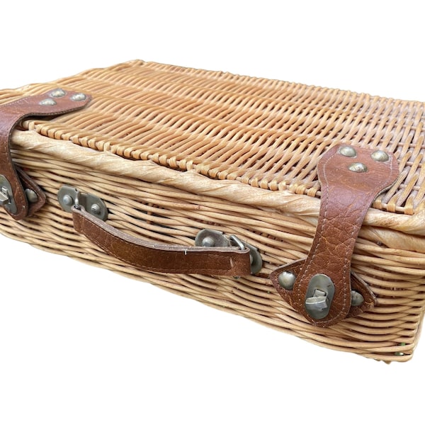Faux Picnic Basket Etsy