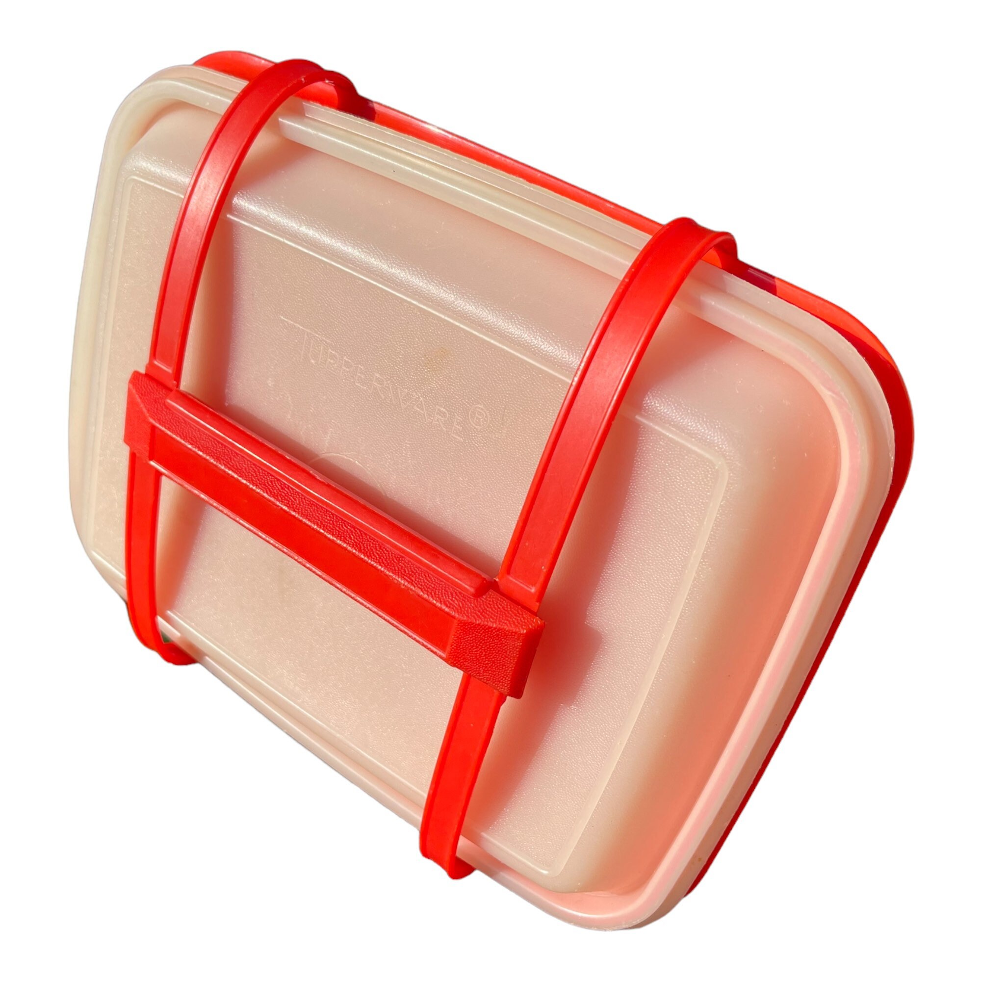 Tupperware Lunch Box Paprika Red Pack n Carry Vintage m