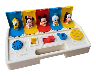 Vintage 1984 Playskool Disney Poppin’ Pals Toy
