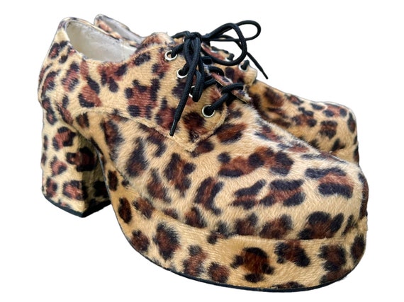 Vintage 1990’s, Funtasma Faux Leopard Lace-Up Hal… - image 10