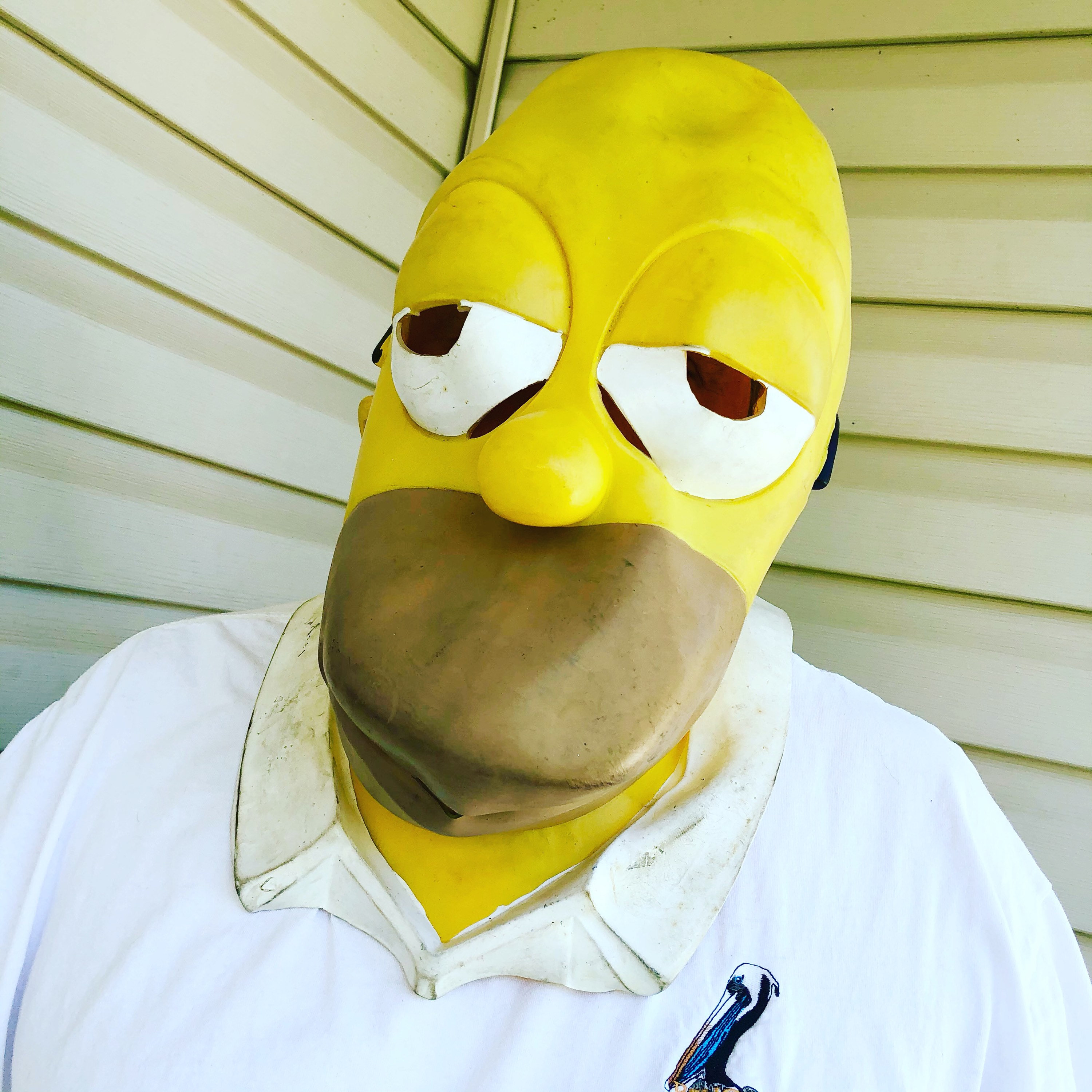 ホーマー・シンプソン マスク 1999年製 Vintage 1999 Large, Homer Simpson Rubber, Full Head