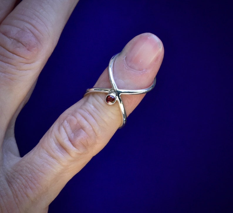 Arthritic Finger Splint02 Classic Infinity Ring Custom Made Etsy
