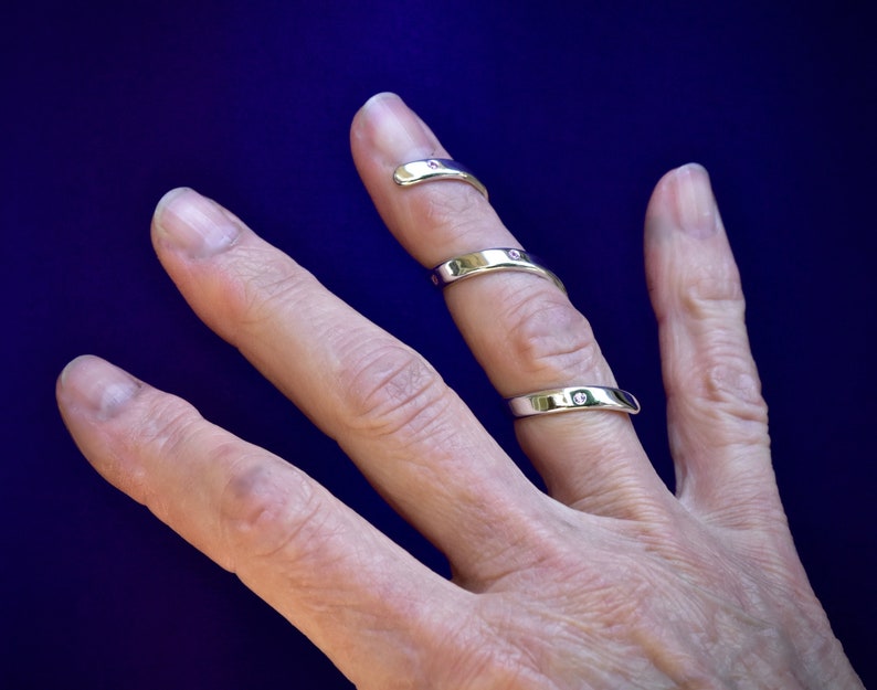 Arthritic Finger Splint24 Stripe Design Finger Splint Custom Etsy