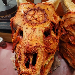 Maschera scheletrica Jaw MOTION, CADAVERE; Capra, gatto o teschio umano