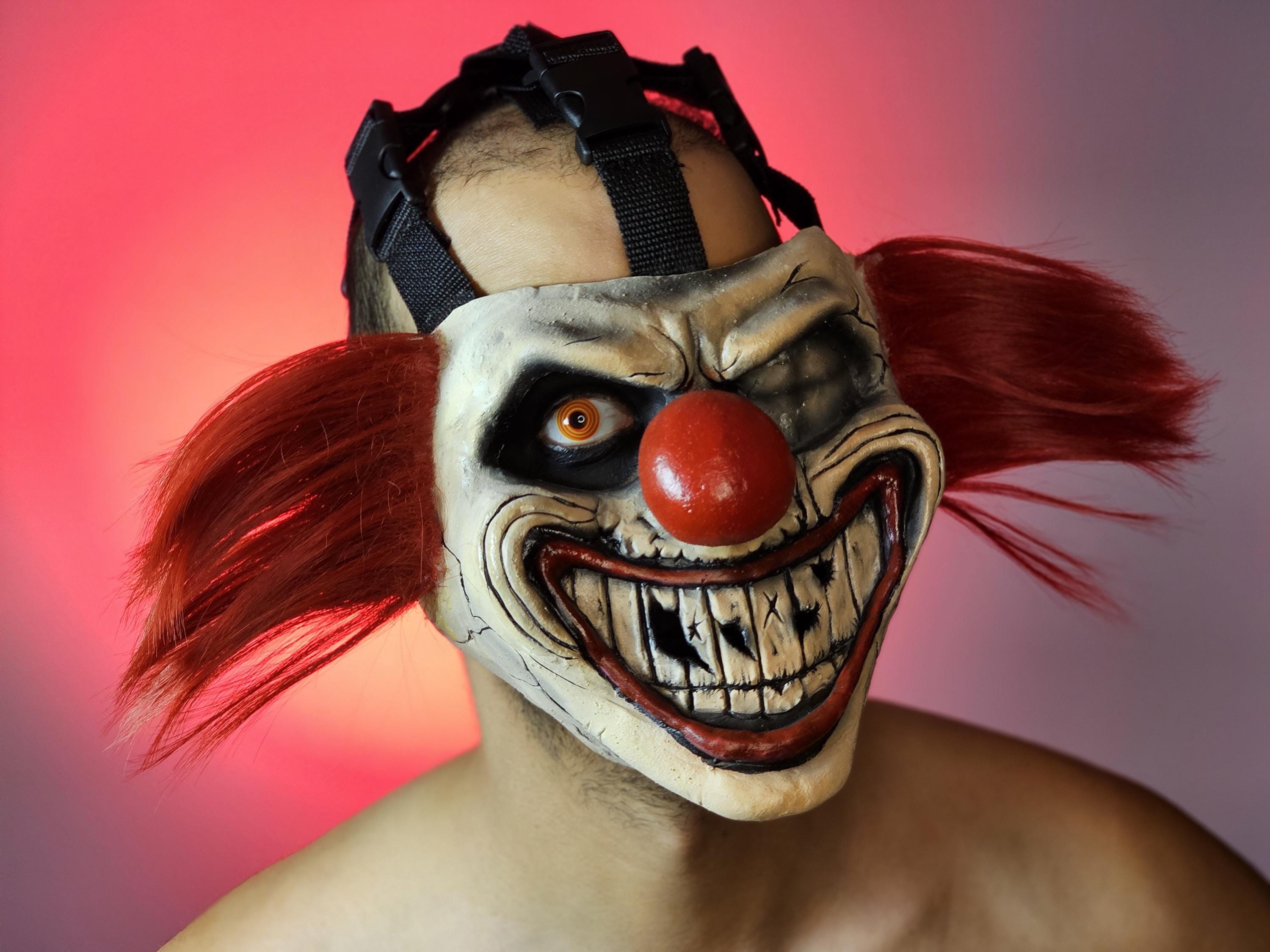 Twisted Metal Sweet Tooth Clown Latex Mask ! - Etsy