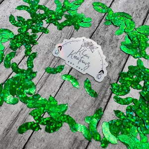 Pickle confetti glitter/ Perfect for snow globe tumblers / table scatter / waterproof / hair gel / slime