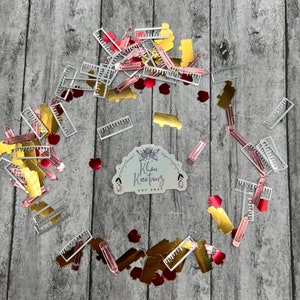 School mix confetti glitter mix/ Perfect for snow globe tumblers / table scatter / waterproof
