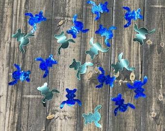 Blue alien inspired confetti Glitter / Perfect for snow globe tumblers / table scatter / waterproof