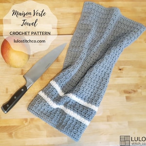 Kitchen Dish Towel - CROCHET PATTERN