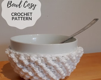 Crochet Bowl Cozy - CROCHET PATTERN