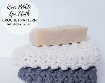 Bobble Crochet Spa Wash Cloth - CROCHET PATTERN