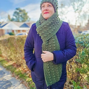 Fast Crochet Hat & Scarf Sherwood CROCHET PATTERN image 3