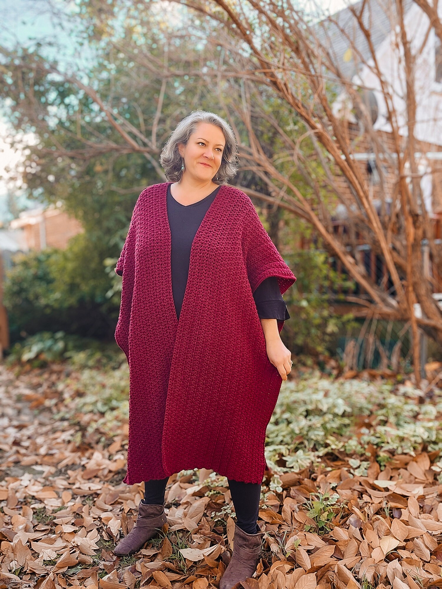 Easy Crochet Ruana Pattern: Beginner-friendly Modern Design (digital ...
