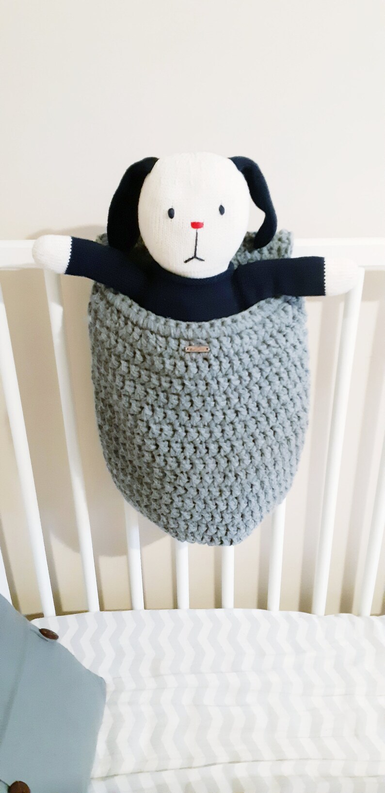 CROCHET PATTERN Crib Hanging Basket Nursery Storage Crib Etsy