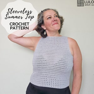 crochet top pattern, crochet summer tank top pattern, crochet crop top pattern, DIY crochet top, summer crochet top pattern, crochet top PDF
