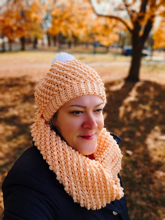 gorro y bufanda crochet