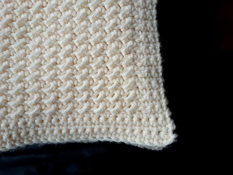 Chunky Crochet Blanket The Sunday Throw CROCHET PATTERN image 2