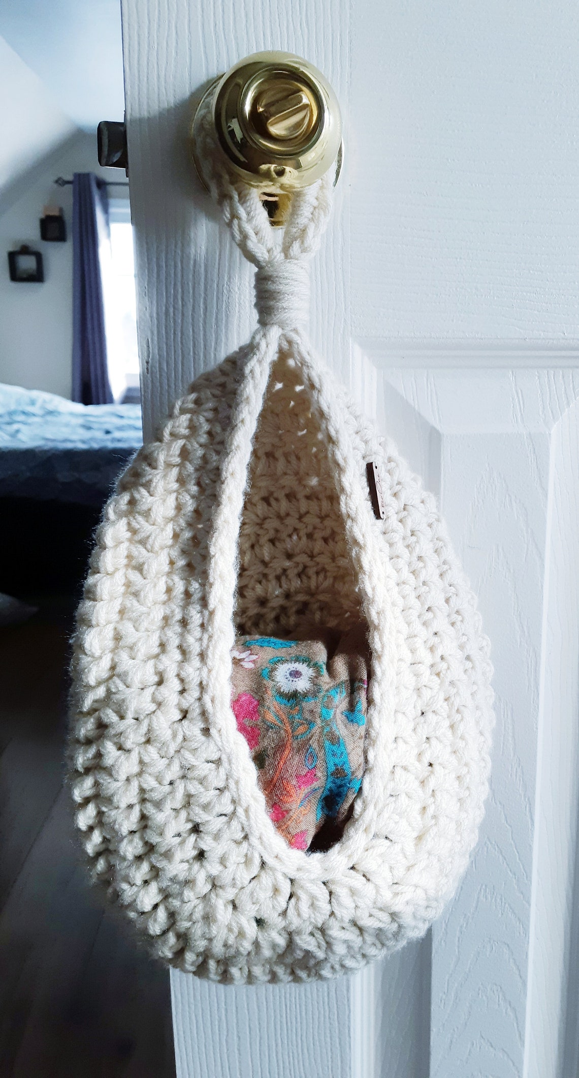 CROCHET PATTERN Cocoon Hanging Basket Fast Easy Gift Etsy