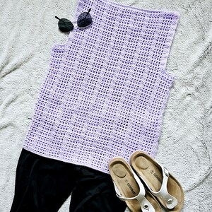 Filet Crochet Top Pattern, Filet Crochet Tank Top, Crochet Summer Top ...