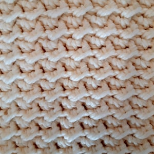 Chunky Crochet Blanket The Sunday Throw CROCHET PATTERN image 5