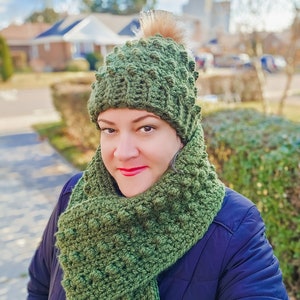 Fast Crochet Hat & Scarf Sherwood CROCHET PATTERN image 5