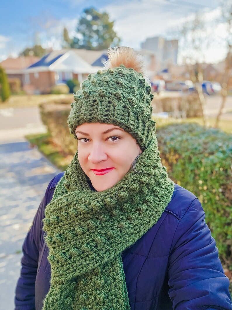 Fast Crochet Hat & Scarf Sherwood CROCHET PATTERN image 5