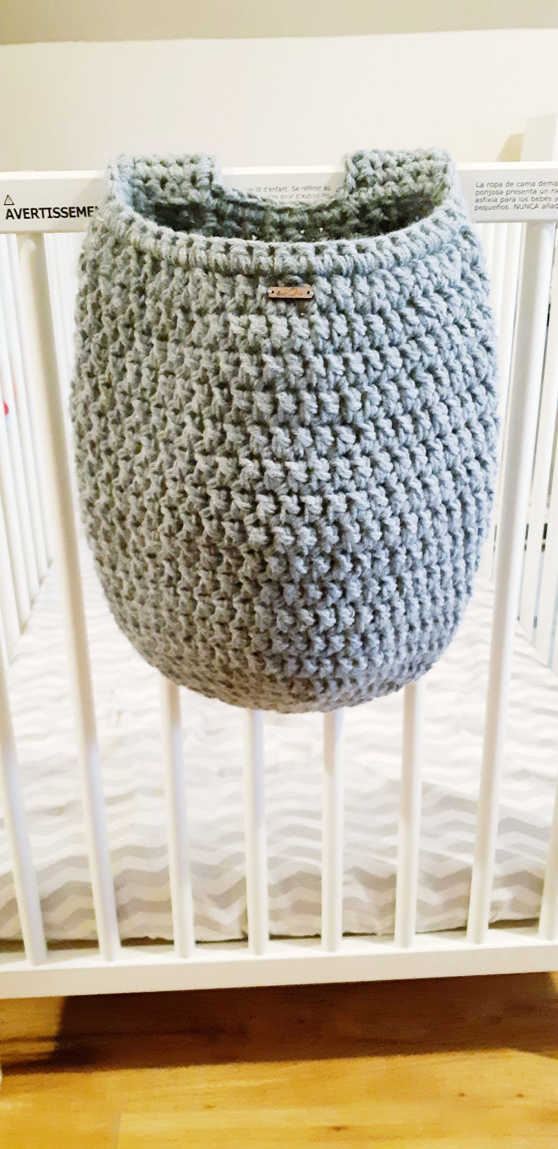 CROCHET PATTERN Crib Hanging Basket Nursery Storage Crib Etsy