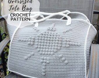 Oversized Tote Bag "Solaris" - CROCHET PATTERN