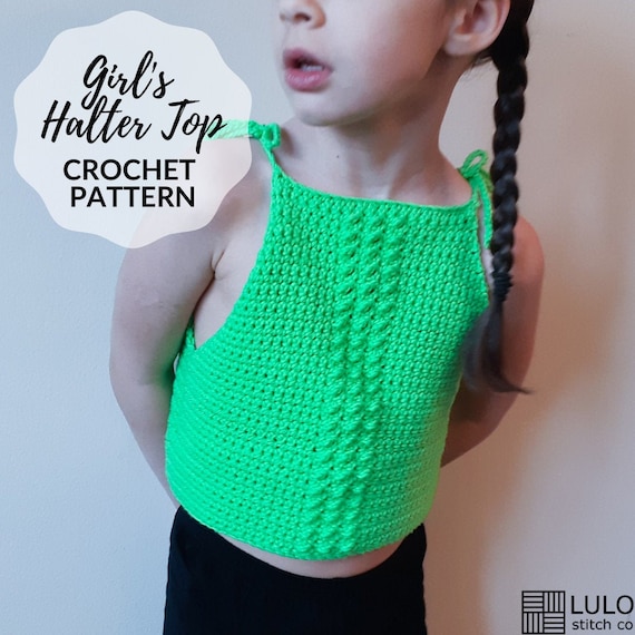 youtube crochet halter top