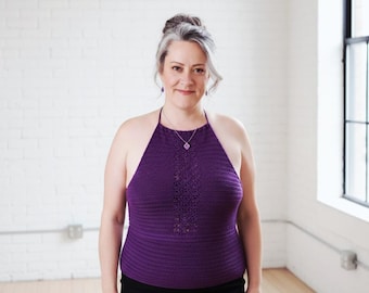 Halter Top Crochet Pattern: Mana Tank, Summer Boho Style (Digital Download)