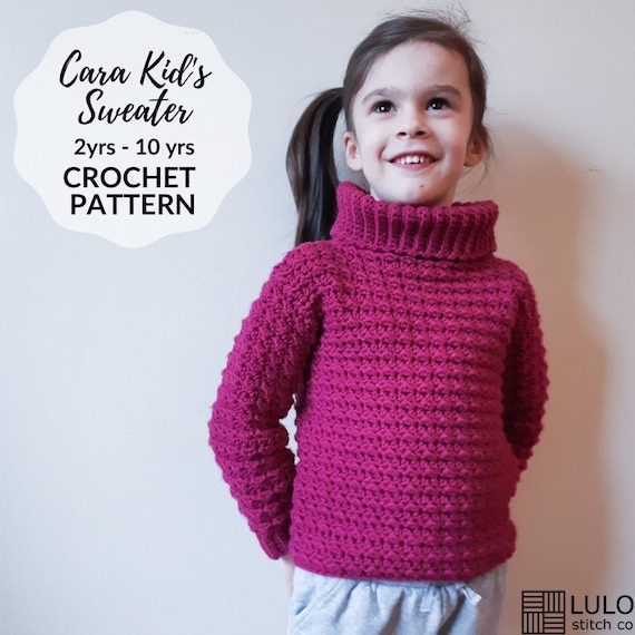 Sweater niña crochet deals