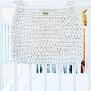 CROCHET PATTERN Easy Stroller or Crib Pouch image 4