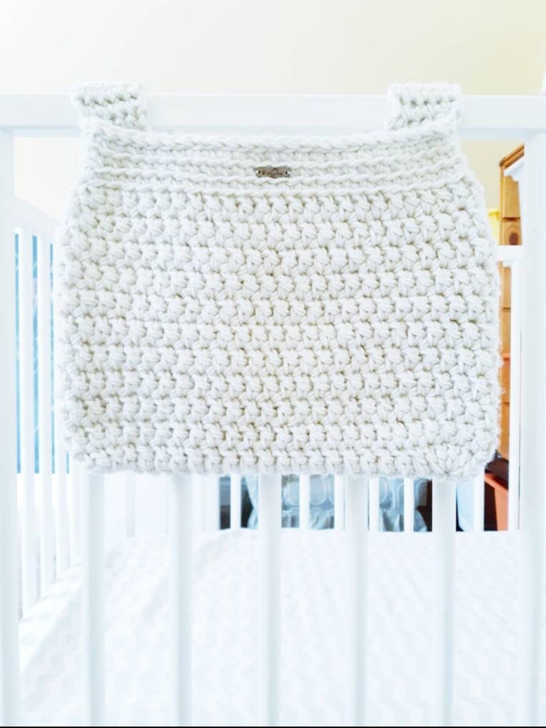 CROCHET PATTERN Easy Stroller or Crib Pouch image 4