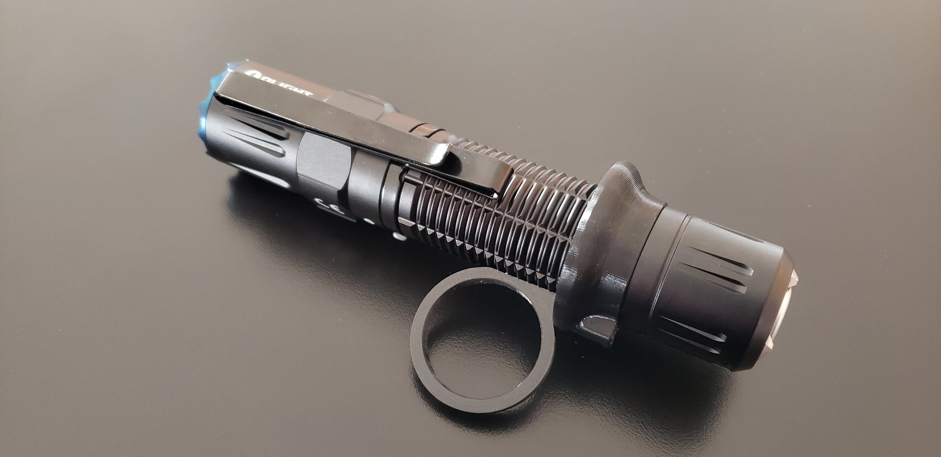 Olight M2R Pro Warrior - Oversized Handstop With Finger Loop