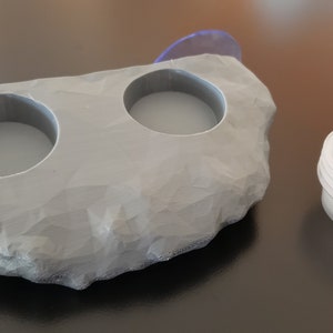 Natürliche Rock Stil Gecko Fütterung Ledge - .5oz Deli Cup - Saugnapf
