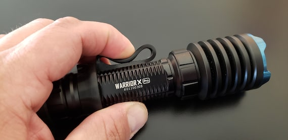 Olight Warrior X Pro - Oversized Handstop With Finger Loop