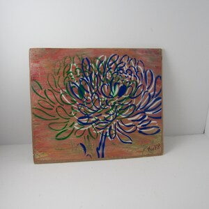 Spray Paint Flower Graffiti