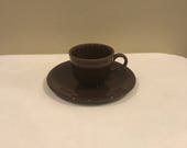 Fiesta Brown Cup and Saucer