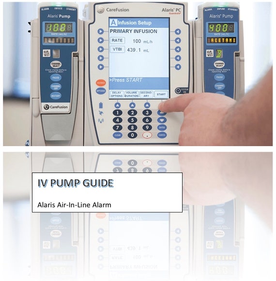 IV Pump Guide Alaris Airinline Etsy