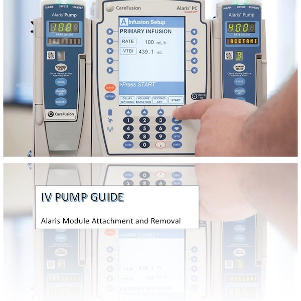 IV Pump Guide - Alaris Attachment and Removal