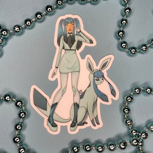 vinyl sticker | glaceon trainer