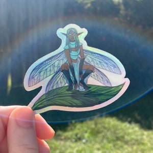 vinyl holographic sticker | mylo