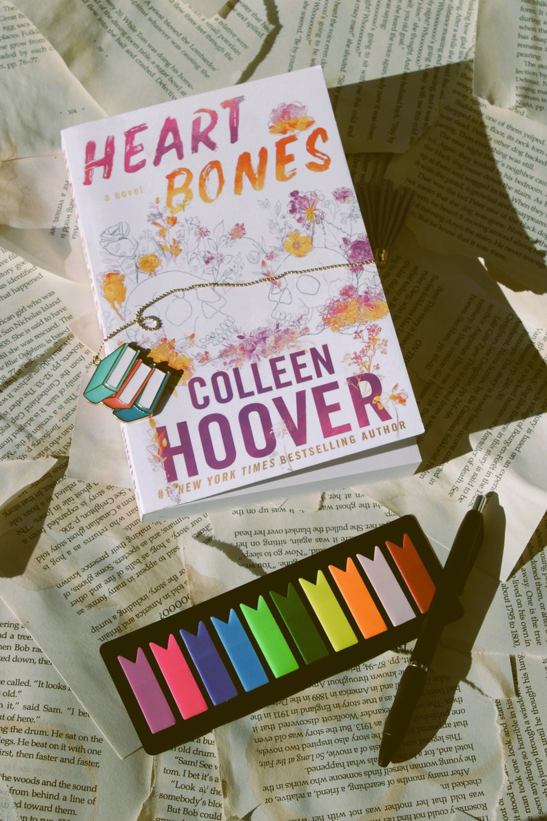 Annotated Book Heart Bones by Colleen Hoover Booktok Etsy Australia