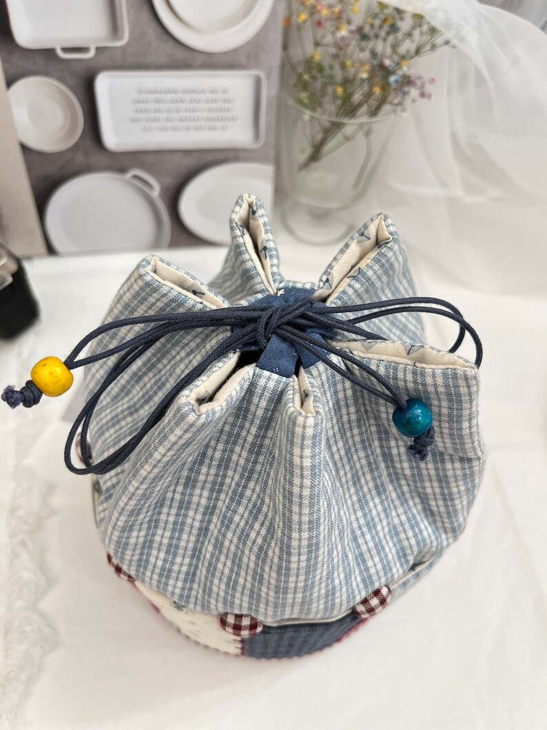 Handmade Bucket Bag Finch Bucket Patchwork Drawstring Etsy