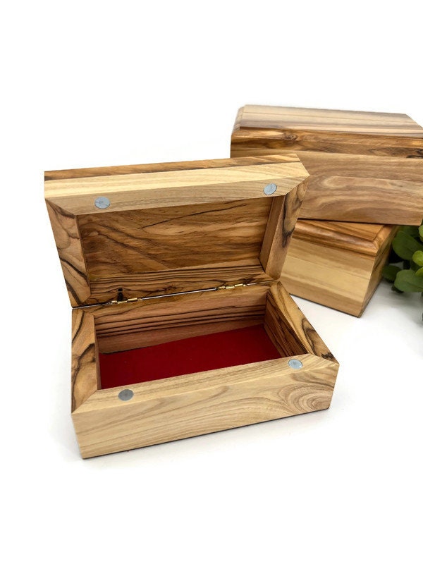 Scatola Legno Leroy Merlin Scatola Fatta A Mano In Legno D'ulivo, Misura XL, 45 X 35 X 28 Cm, Contenitore Per Verdura, Frutta, Decorazione Cassetta In Legno